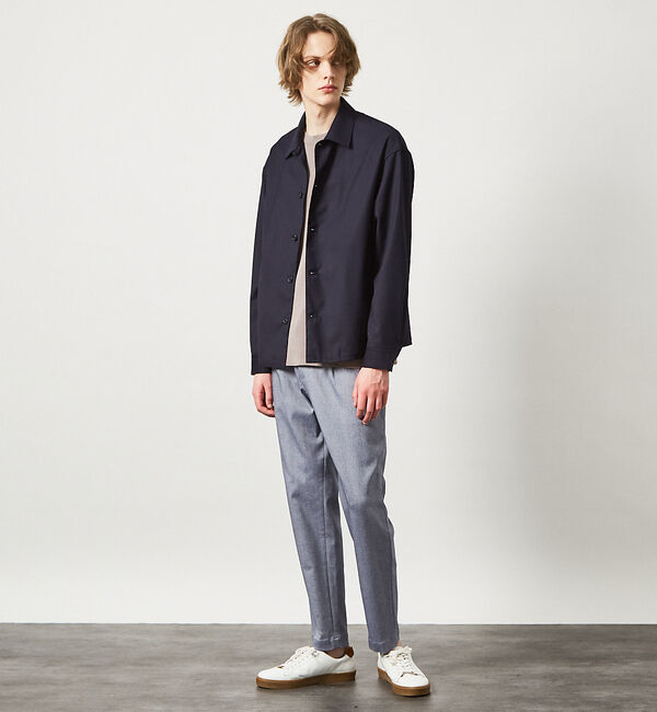 ABAHOUSE「【360&deg;ストレッチ】MIXツイル イージーパンツ/ テーパード スラックス」|その他|