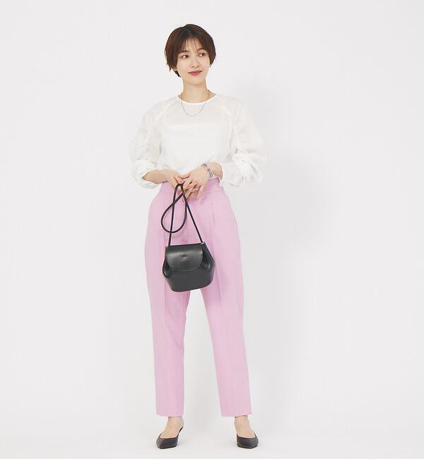 Rouge vif「スリーブギャザーブラウス」|シャツ・ブラウス|