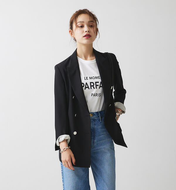 Rouge vif「【セットアップ対応】 ダブルジャケット」|テーラードジャケット|