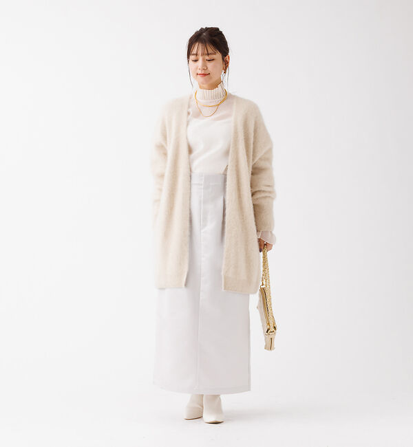 Rouge vif「プリーツネックシアーブラウス」|シャツ・ブラウス|