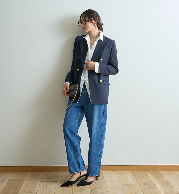 Rouge vif「テーラードダブルジャケット」|テーラードジャケット|