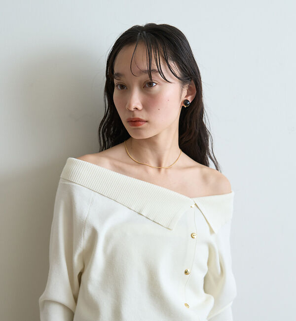 Rouge vif「オフショルレディニットプルオバー」|ニット・セーター|