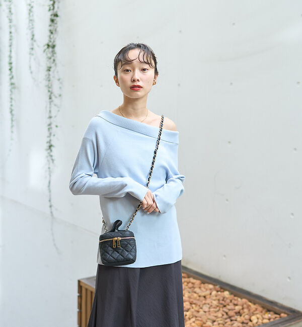 Rouge vif「オフショルレディニットプルオバー」|ニット・セーター|