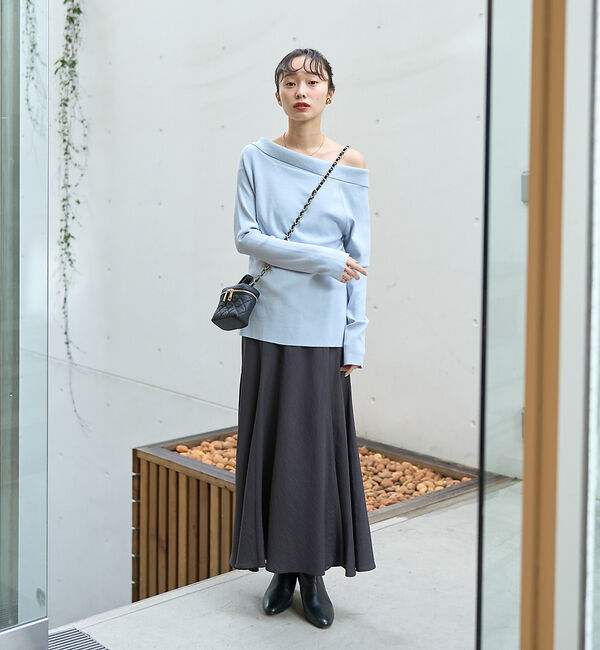 Rouge vif「オフショルレディニットプルオバー」|ニット・セーター|