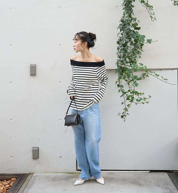 Rouge vif「オフショルレディニットプルオバー」|ニット・セーター|