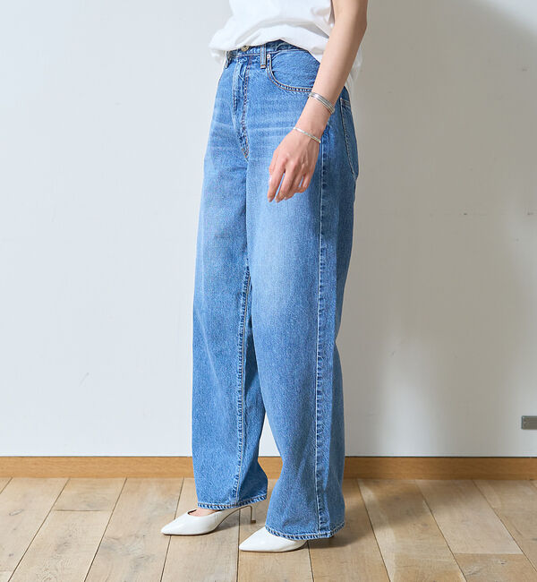 Rouge vif「【NEEDBY heritage/ニードバイヘリテージ】KOH ワイドストレート」|デニム|