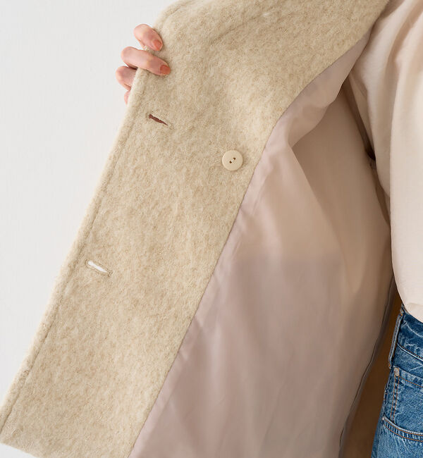 Rouge vif「【追加4】【一部店舗限定】ラメシャギースライバーPコート/ピーコート」|ピーコート|