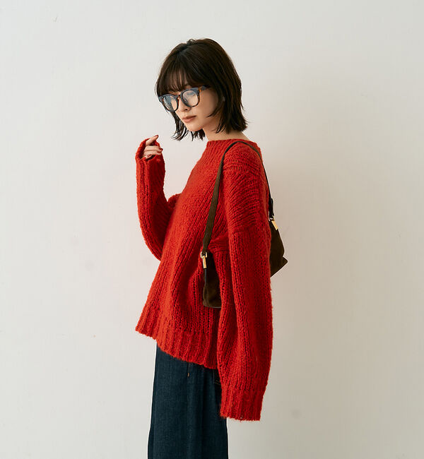 Rouge vif「ロービングニットプルオーバー」|ニット・セーター|