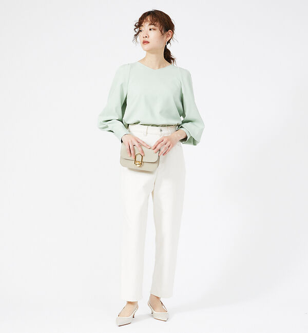 qualite「パフスリーブブラウス」|シャツ・ブラウス|