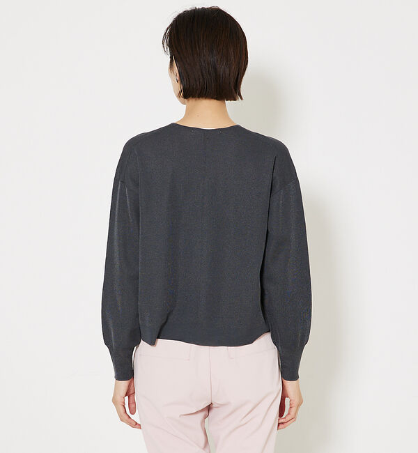 qualite「コットンナイロンハイゲージニット」|ニット・セーター|