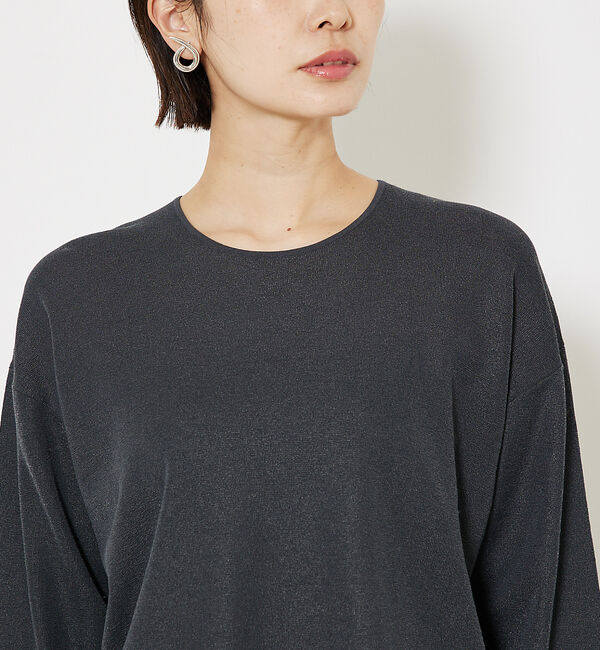 qualite「コットンナイロンハイゲージニット」|ニット・セーター|