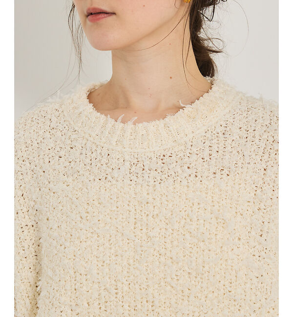 qualite「チュールフェザーニット」|ベスト・ジレ|