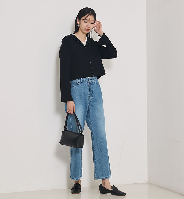 qualite「フーディーニットブルゾン」|ブルゾン・スタジャン|