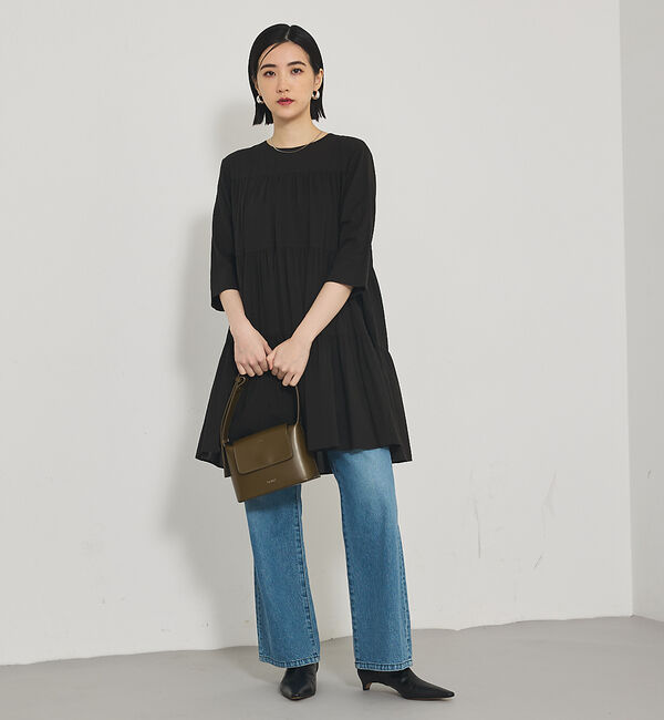 qualite「ティアードチュニック」|ワンピース|