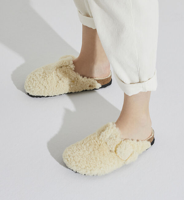AU BANNISTER「●BIRKENSTOCK BOSTON TEDDY　ファーサンダル」|サンダル|