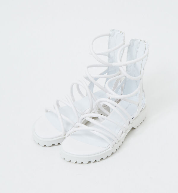 AU BANNISTER「【WEB限定】華奢ストラップ スポーツサンダル」|サンダル|ホワイト