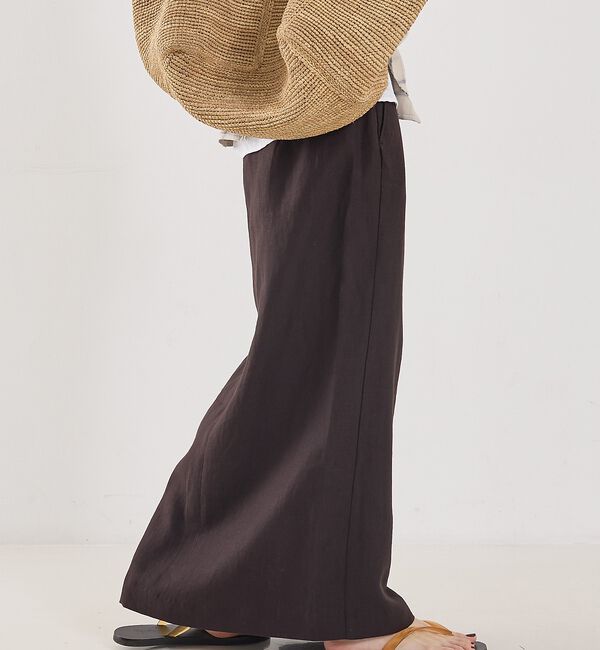 The Store by C' 「【COCUCA】リネンストレートスカート」|スカート|