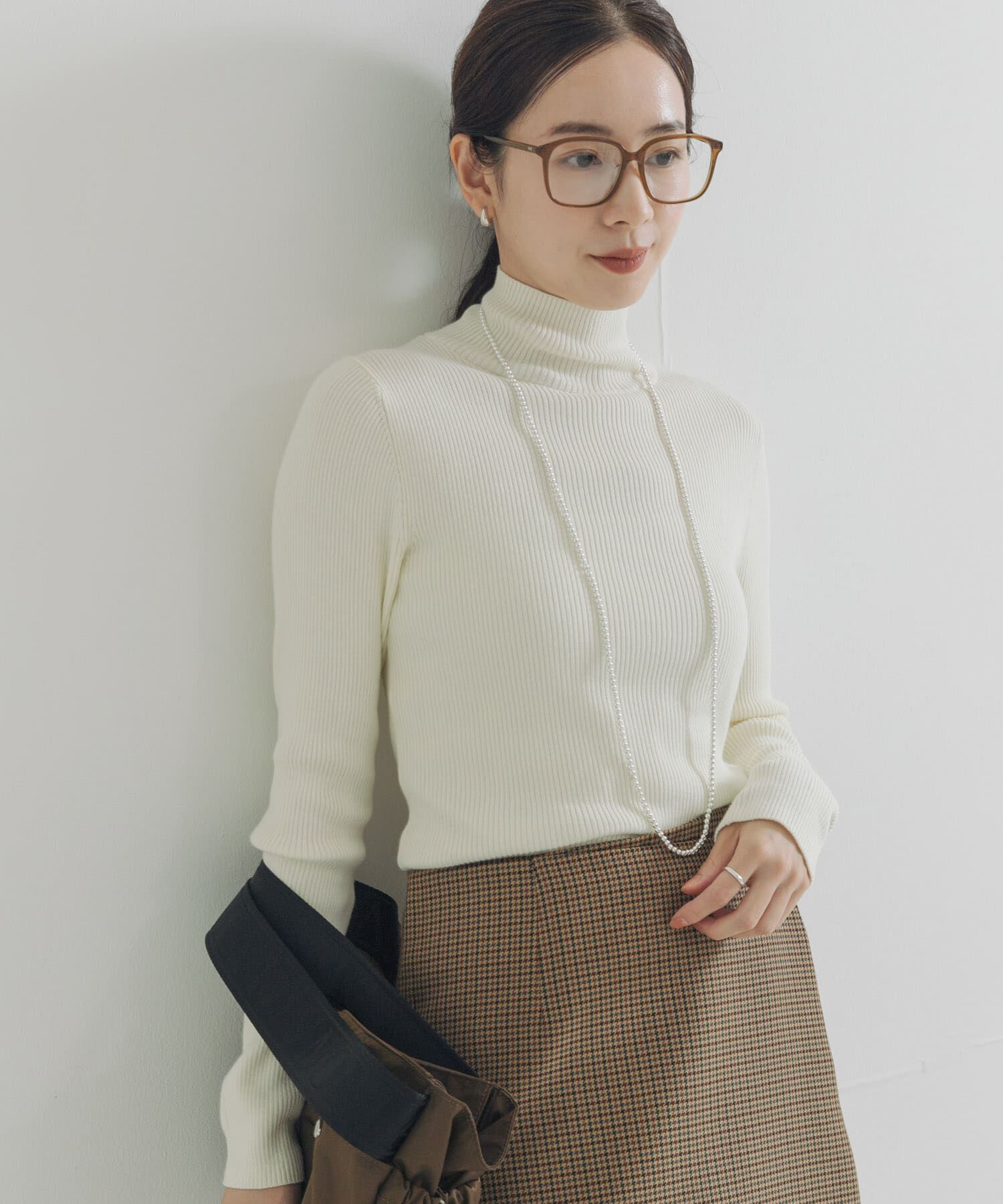 URBAN RESEARCH「『UR TECH』ハイネックリブニット」|ニット・セーター|