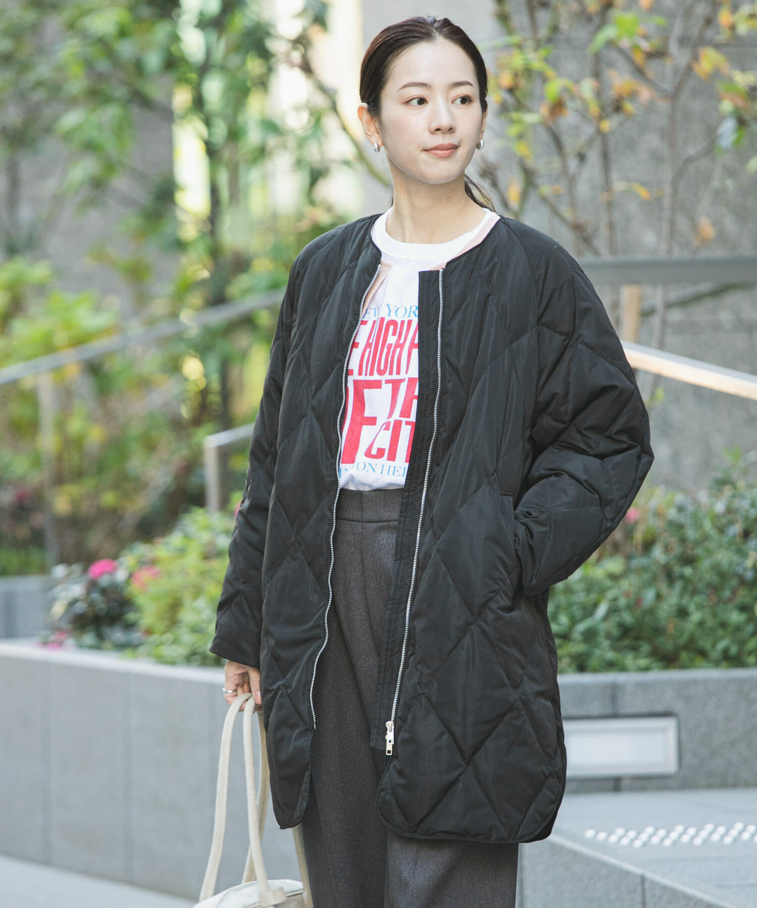 URBAN RESEARCH「『Sサイズ/WEB限定』コクーンキルティングロングダウン」|ダウン|