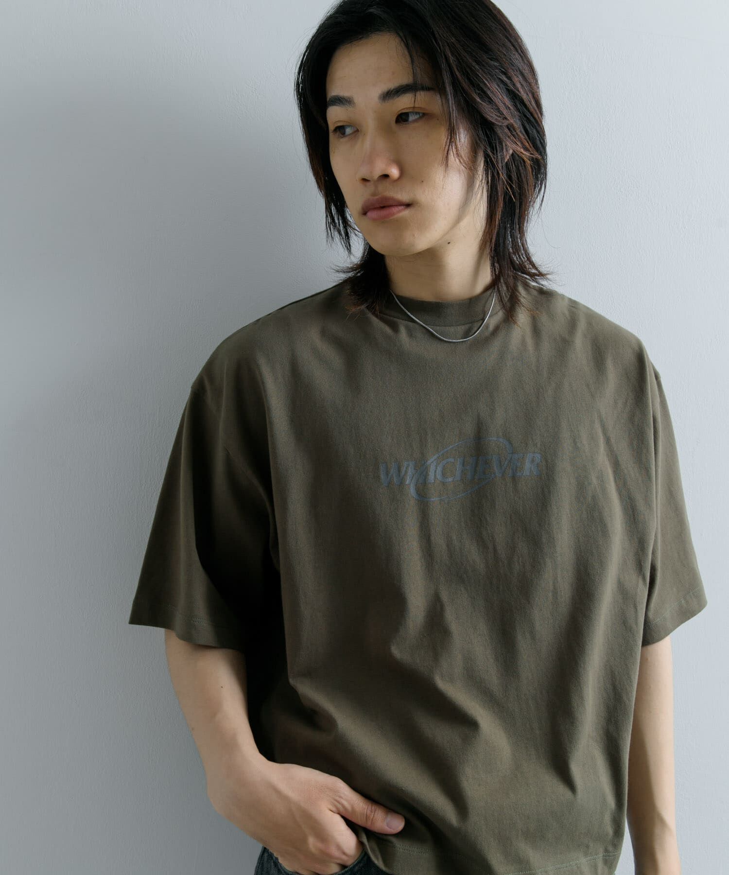 SENSE OF PLACE by URBAN RESEARCH「ロゴグラフィックボクシーTシャツ(5分袖)」|Tシャツ・カットソー|