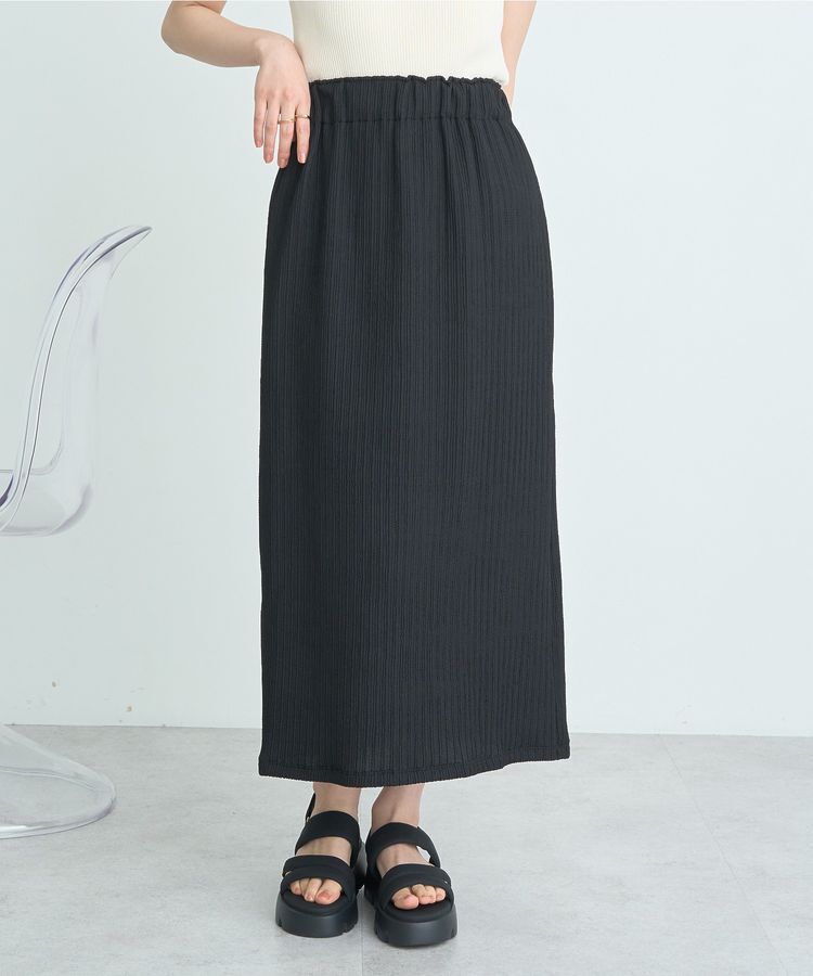 earth music&ecology「選べる丈カットナロースカート」|タイト|