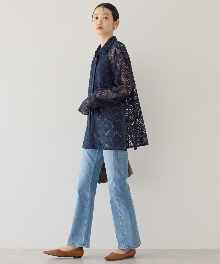 AMERICAN HOLIC「レース長袖シャツ」|シャツ・ブラウス|