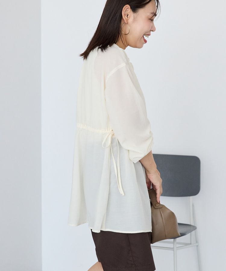 AMERICAN HOLIC「シアーウエストドロストロングシャツ/チュニック」|シャツ・ブラウス|