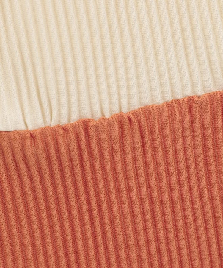 Green Parks「プリーツ袖配色プルオーバー」|Tシャツ・カットソー|