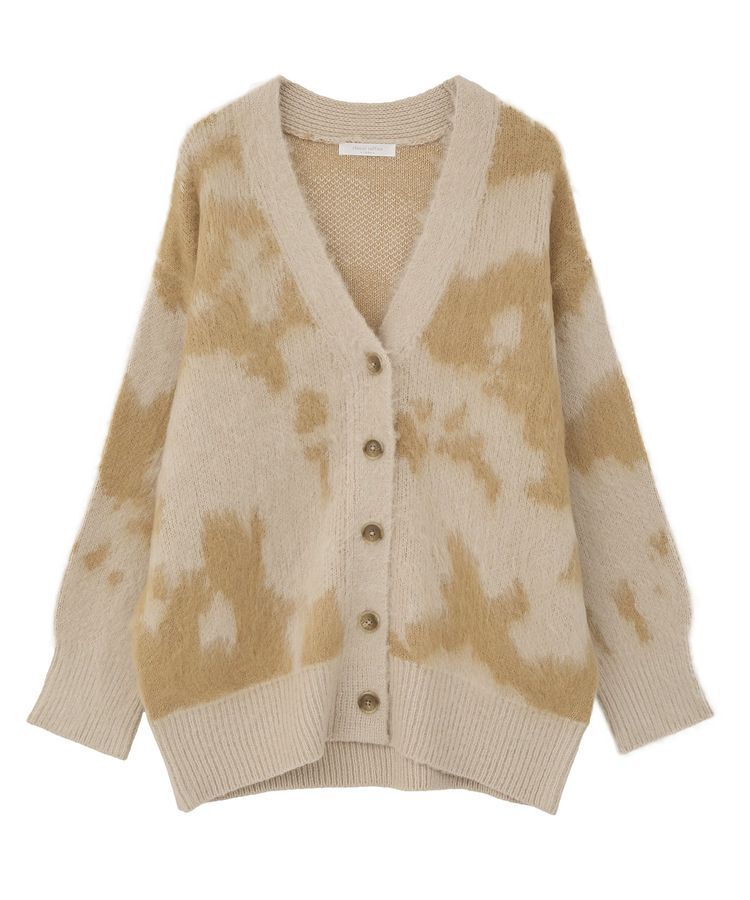 Green Parks「アニマル柄カーディガン」|カーディガン|