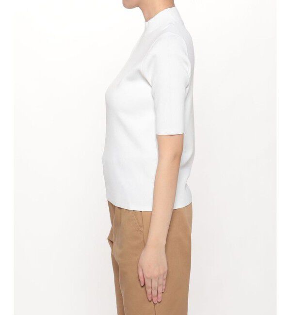 allureville「総針モックネック5分袖プルオーバー」|その他|