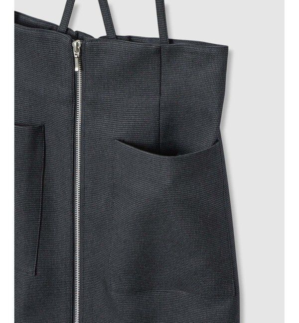 allureville「メランジピンヘッドサススカート」|タイト|