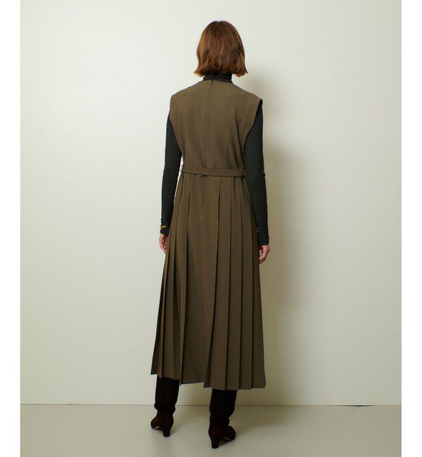 allureville「サイドスリットプリーツロングワンピース」|ワンピース|