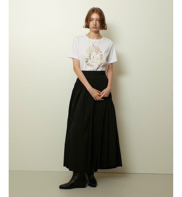 allureville「クラッキング箔ロゴT」|Tシャツ・カットソー|