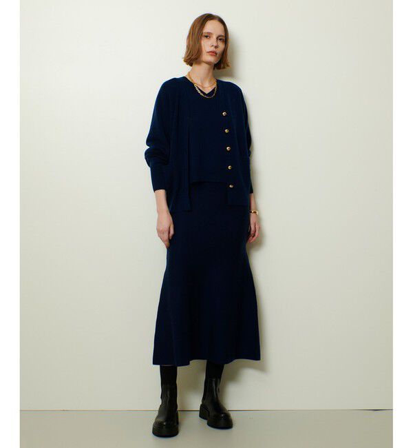 allureville「ウールスムース2WAYネックプルオーバー」|ニット・セーター|