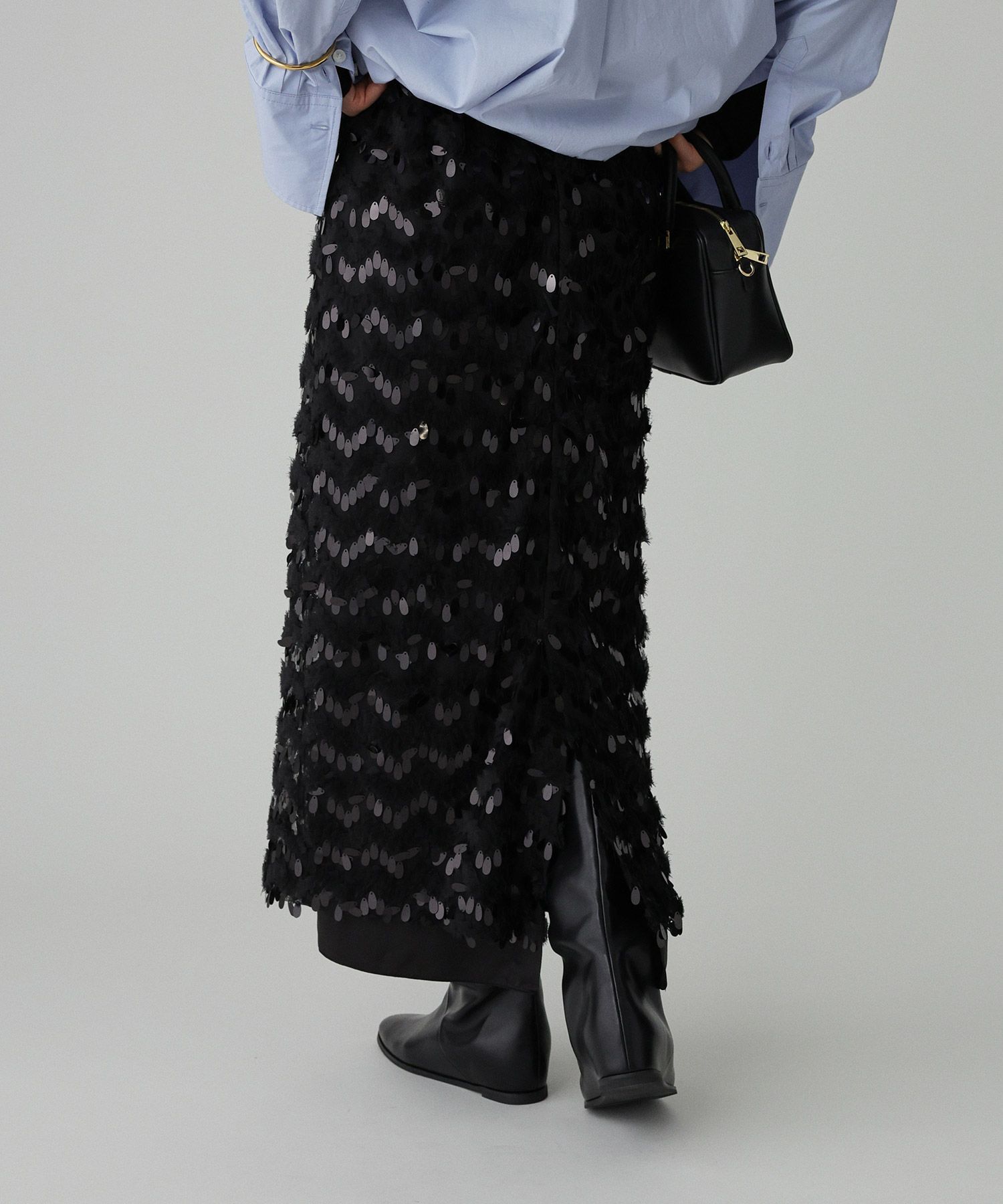 BABYLONE「フェザースパンコールスカート」|スカート|
