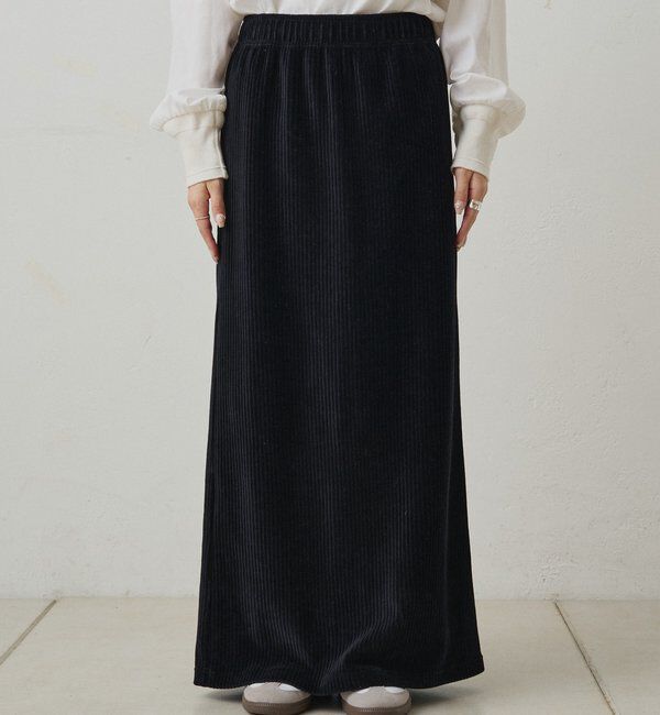  「【サイズ展開/＠yns628＆＠e_r_i_125企画】ストレッチコールスカート」|スカート|