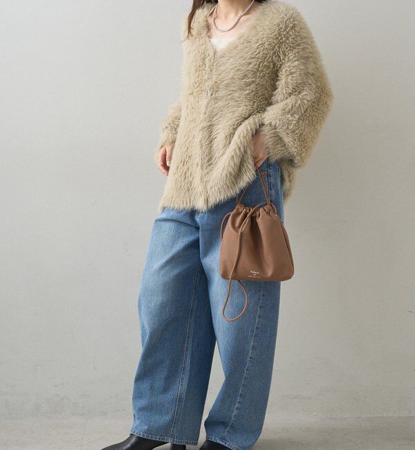  「シャギーニットVネックカーディガン」|カーディガン|