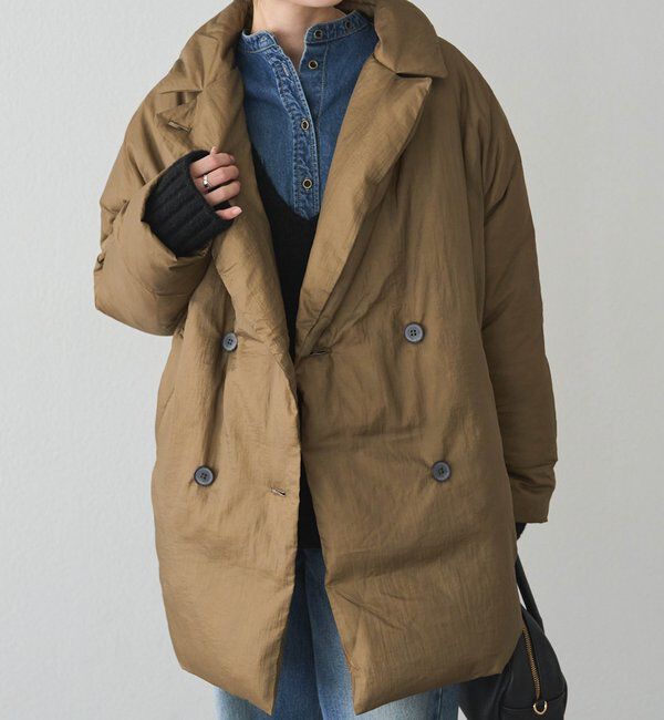  「リサイクルダウンテーラードコート」|ダッフルコート|