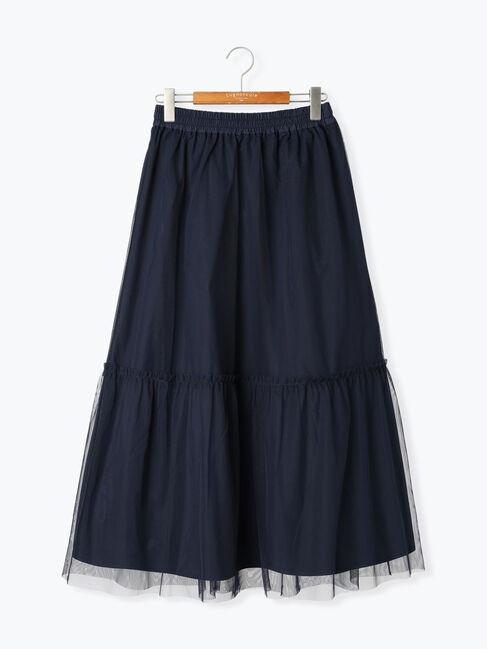 Lugnoncure「リバーシブルチュールスカート」|スカート|