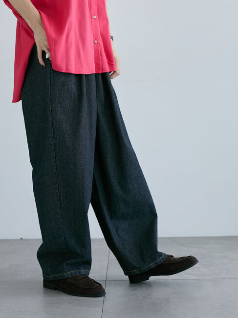 Lugnoncure「アソートコクーンイージーパンツ」|その他|ブラック