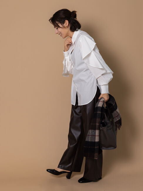 Te chichi「ラッフルスリーブシャツ」|シャツ・ブラウス|