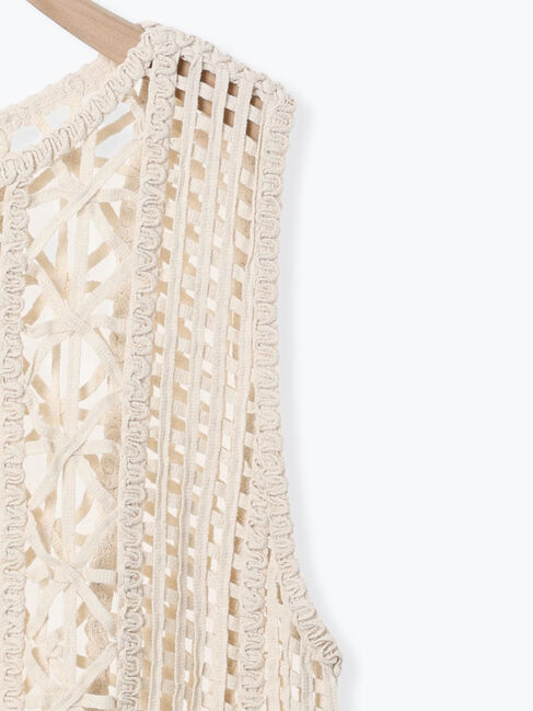 Samansa Mos2「テープベスト」|ダウンベスト・ベスト|