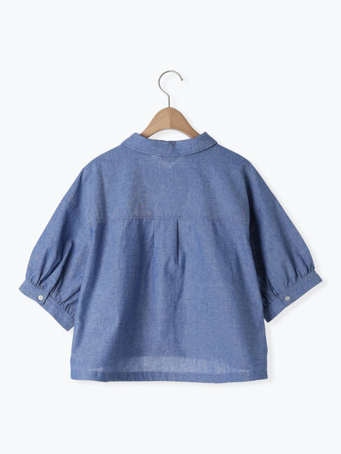 Samansa Mos2「ショート丈シャツ」|シャツ・ブラウス|