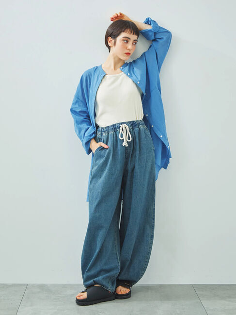 SM2「シアーバンドカラーシャツ」|シャツ・ブラウス|