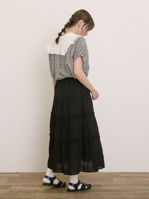 Samansa Mos2「セーラー襟Tシャツ」|Tシャツ・カットソー|