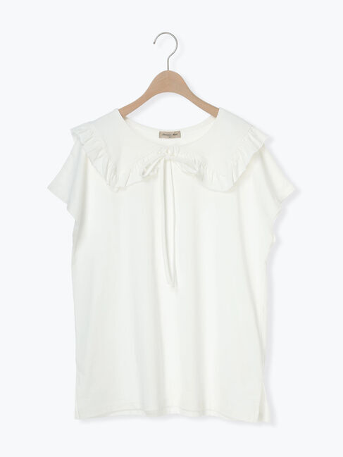 Samansa Mos2「セーラー襟Tシャツ」|Tシャツ・カットソー|