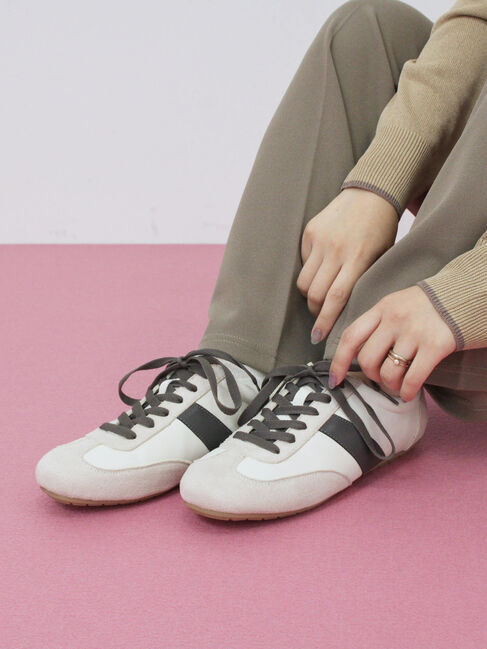 Samansa Mos2 blue「クラシックスニーカー」|ビジネス・ドレスシューズ|キナリ