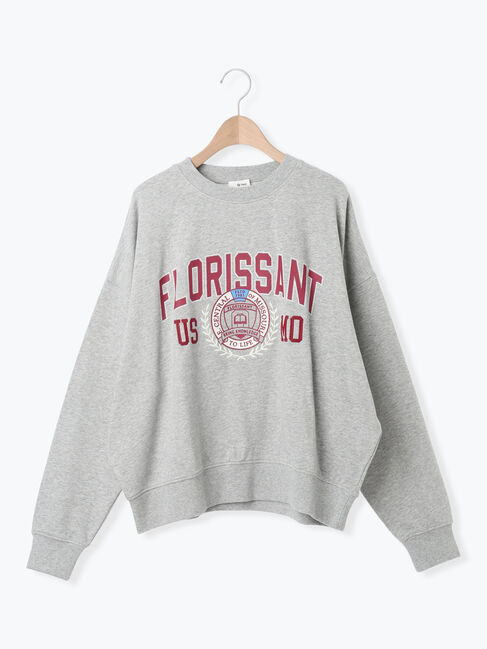 SM2「ミニ裏毛カレッジプリント+刺繍スウェット」|Tシャツ・カットソー|