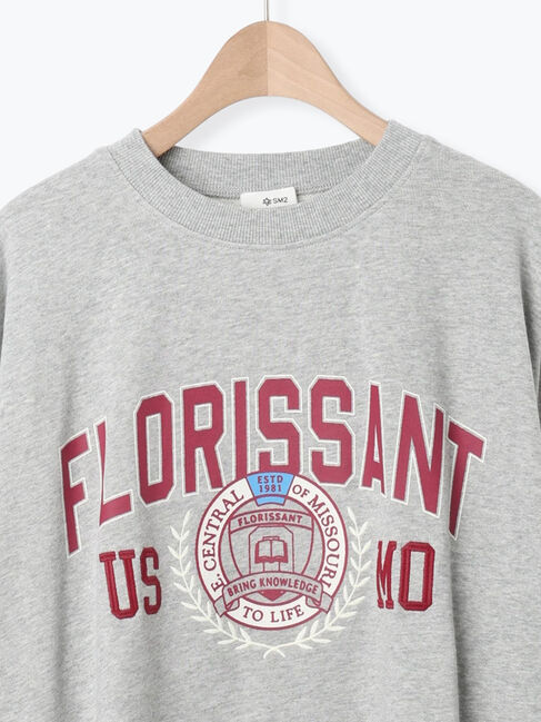 SM2「ミニ裏毛カレッジプリント+刺繍スウェット」|Tシャツ・カットソー|