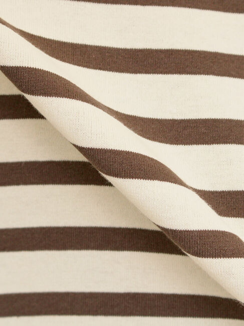 Samansa Mos2「パネルボーダーロングスリーブカットソー」|Tシャツ・カットソー|